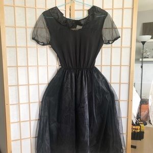 Pinup gothic style dress